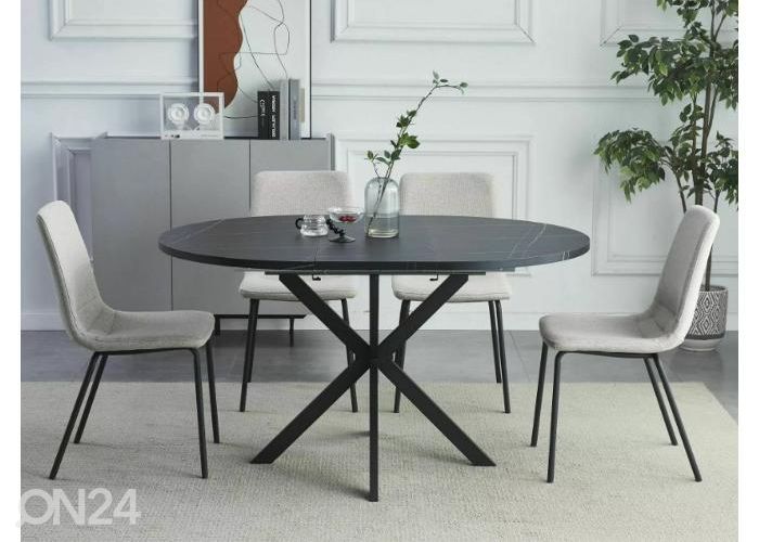 Удлиняющийся обеденный стол Gabrielo 100-135x100 cm увеличить