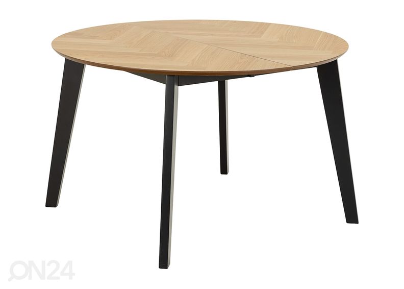 Удлиняющийся обеденный стол Grace Ø120/198 cm увеличить