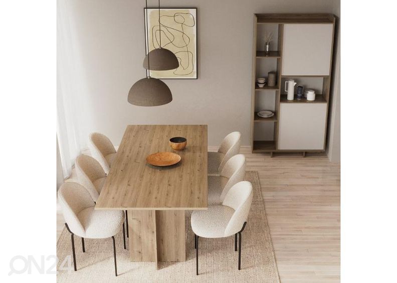 Удлиняющийся обеденный стол Lead 90x160/200 см увеличить