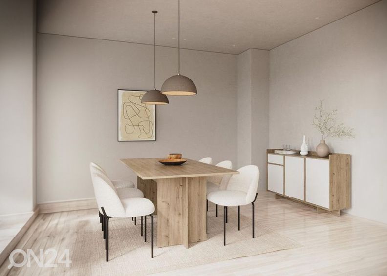 Удлиняющийся обеденный стол Lead 90x160/200 см увеличить