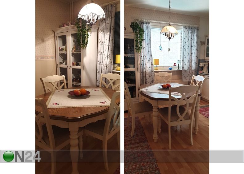 Удлиняющийся обеденный стол Lily 106,5x137-182 cm увеличить