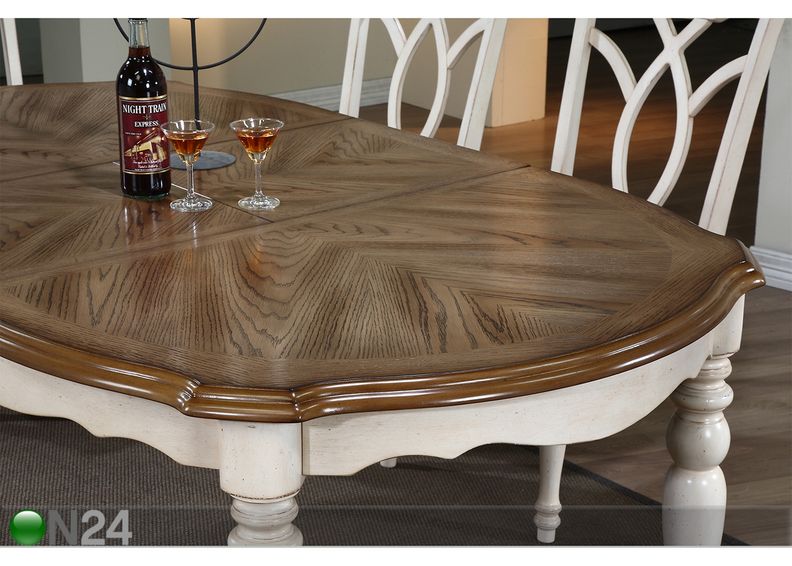 Удлиняющийся обеденный стол Lily 106,5x137-182 cm увеличить