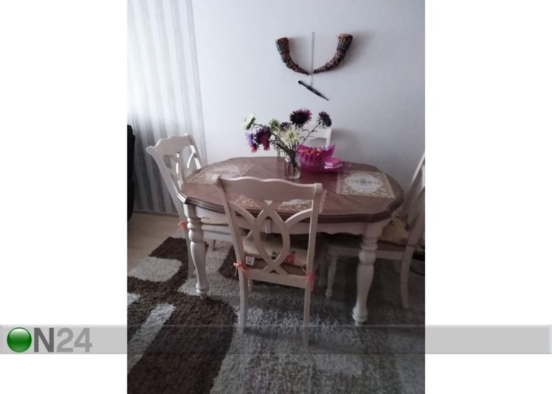 Удлиняющийся обеденный стол Lily 106,5x137-182 cm увеличить