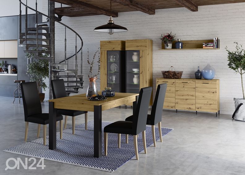 Удлиняющийся обеденный стол Lucas 90x140-210 cm увеличить