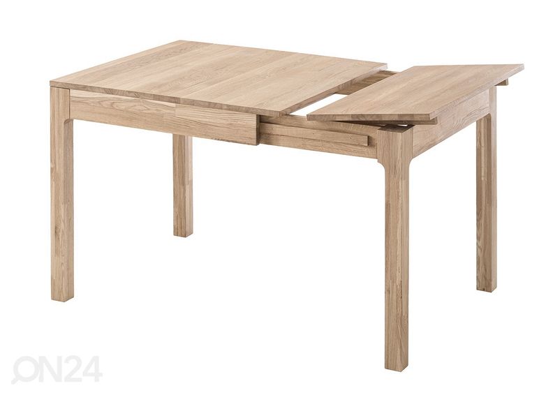 Удлиняющийся обеденный стол Mars 85-125x80 cm, белое масло увеличить