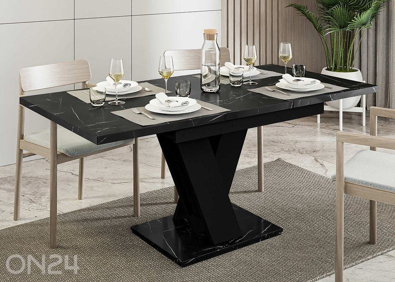 Удлиняющийся обеденный стол Mas 80x120/160 см увеличить