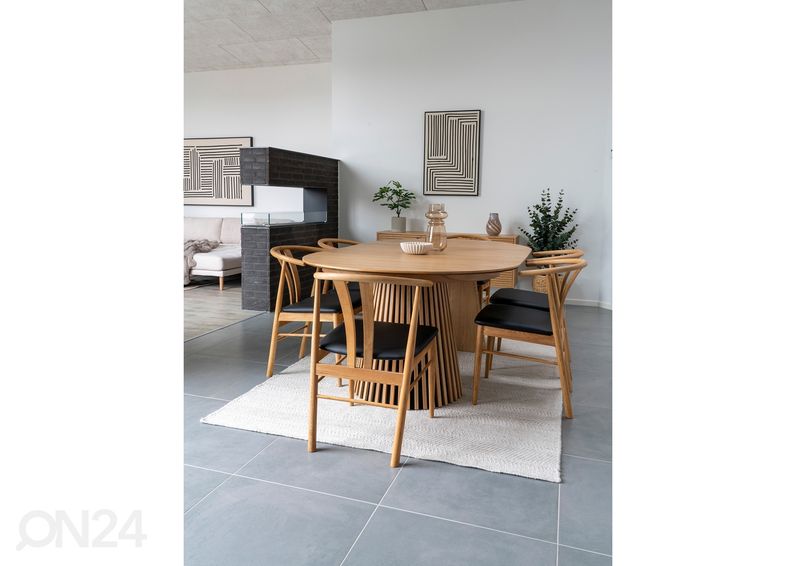 Удлиняющийся обеденный стол Osaka 120x160-200x75 см увеличить