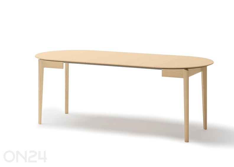 Удлиняющийся обеденный стол Plot Ø 90x90/210 см увеличить