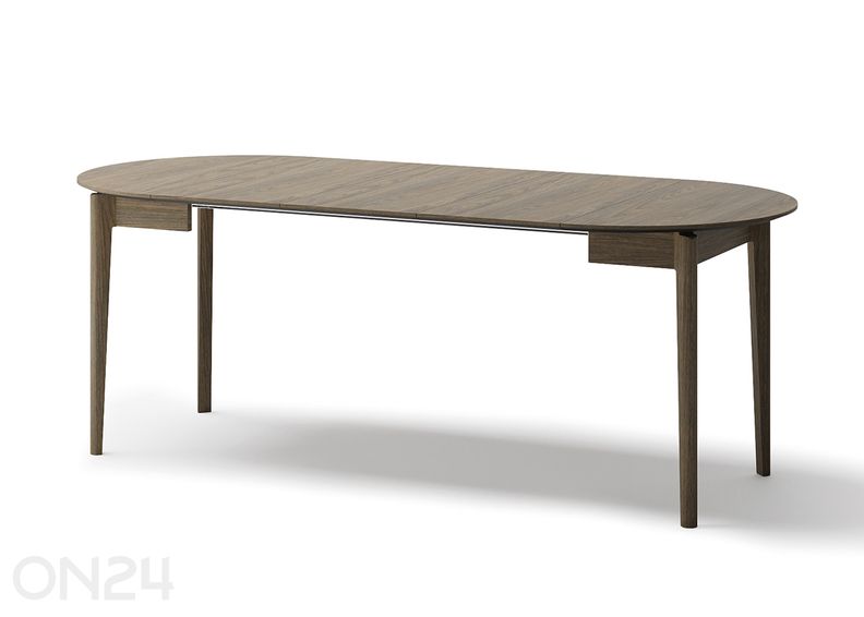 Удлиняющийся обеденный стол Plot Ø 90x90/210 см увеличить