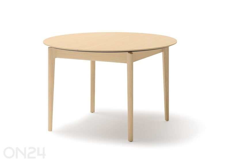 Удлиняющийся обеденный стол Plot Ø120x120/240 см увеличить