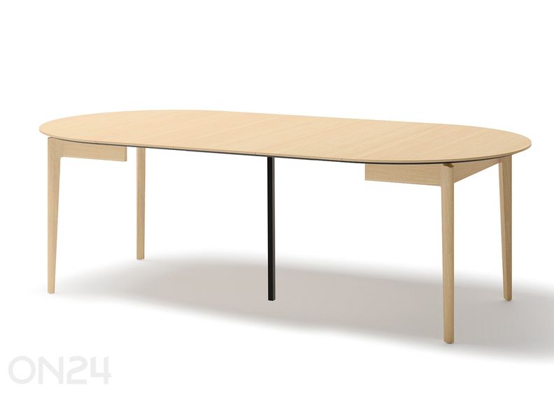 Удлиняющийся обеденный стол Plot Ø120x120/240 см увеличить