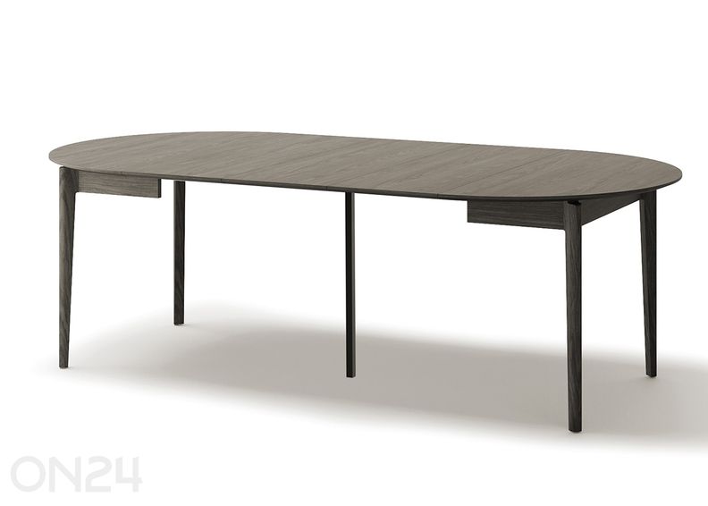 Удлиняющийся обеденный стол Plot Ø120x120/240 см увеличить