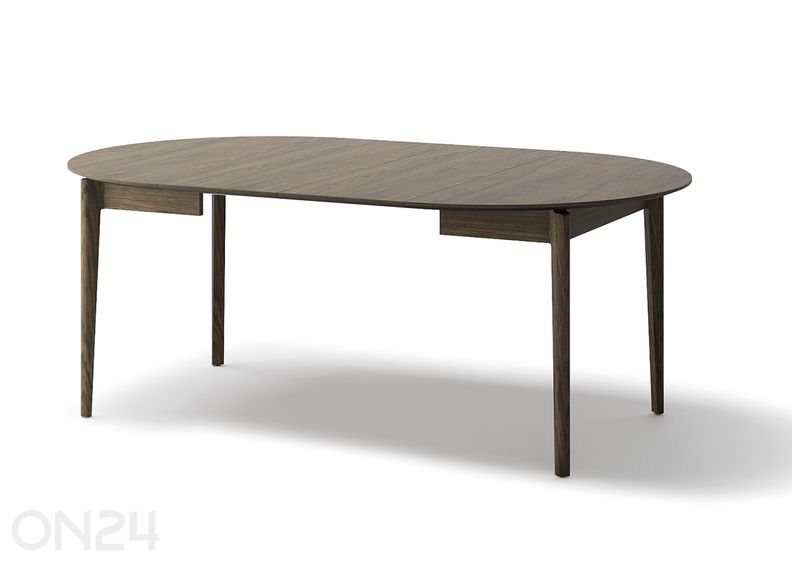 Удлиняющийся обеденный стол Plot Ø120x120/240 см увеличить
