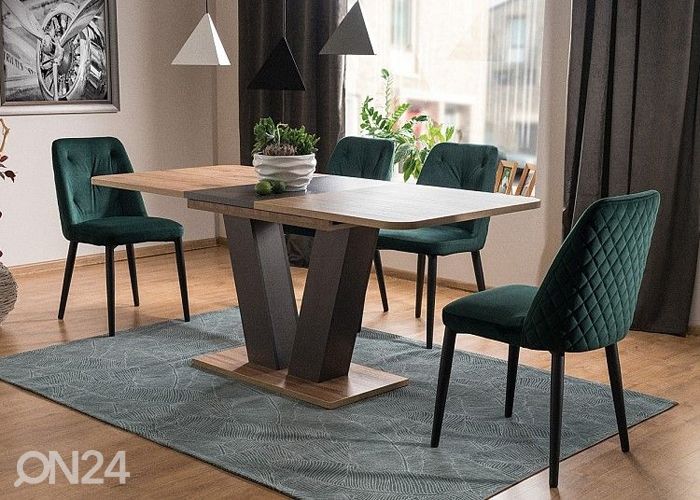 Удлиняющийся обеденный стол Pluto 136-176x80 cm увеличить