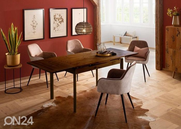 Удлиняющийся обеденный стол Tirza 80x120-200 cm увеличить