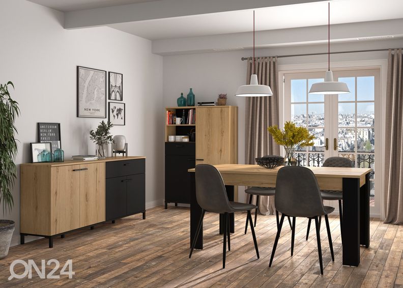 Удлиняющийся обеденный стол Trust 160/200x90 cm увеличить