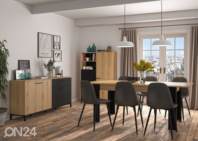 Удлиняющийся обеденный стол Trust 160/200x90 cm увеличить