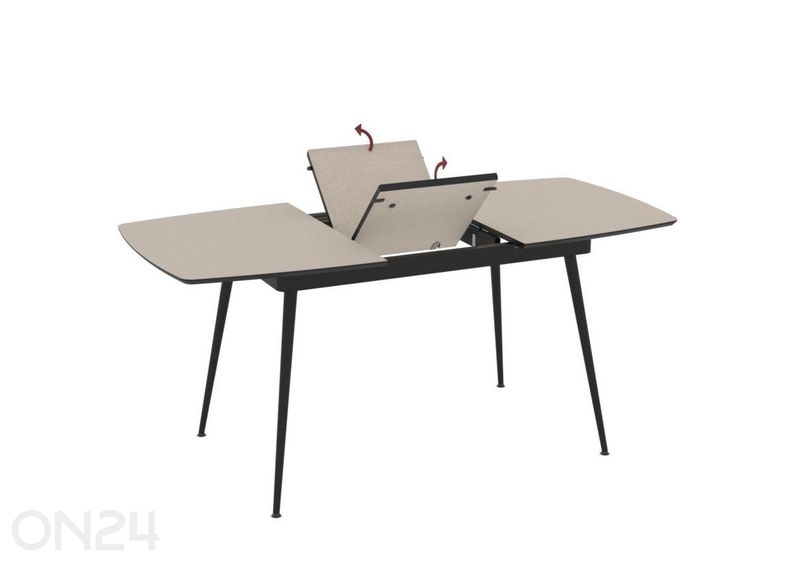 Удлиняющийся обеденный стол Yense 80x125/165 увеличить