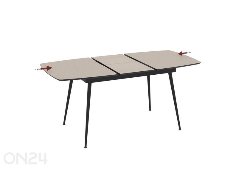Удлиняющийся обеденный стол Yense 80x125/165 увеличить