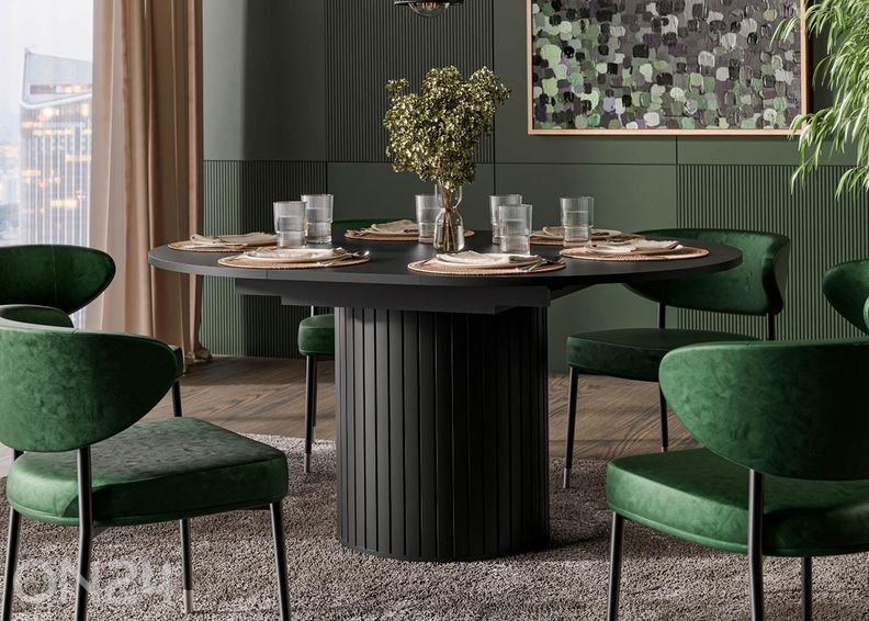 Удлиняющийся обеденный стол Zante 120x120/160 см увеличить