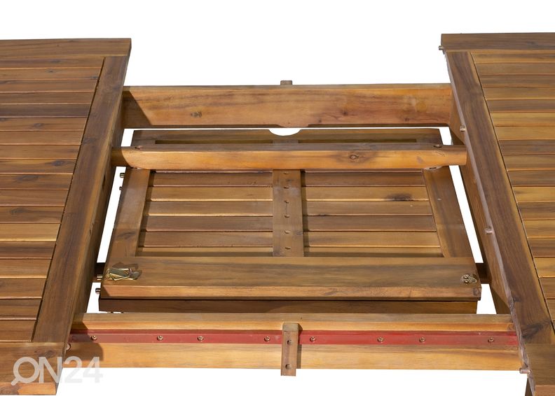 Удлиняющийся садовый стол 100x150-200 cm, акация увеличить