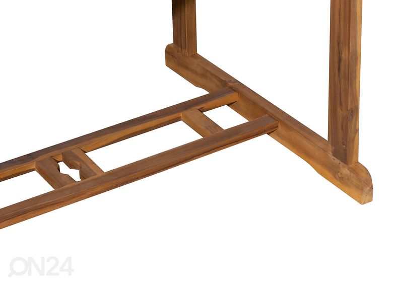 Удлиняющийся садовый стол 100x150-200 cm, акация увеличить