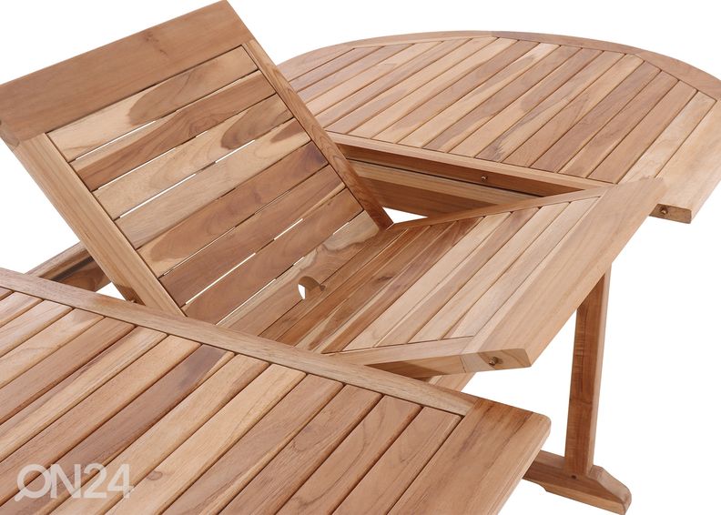 Удлиняющийся садовый стол 180/240x100 cm увеличить