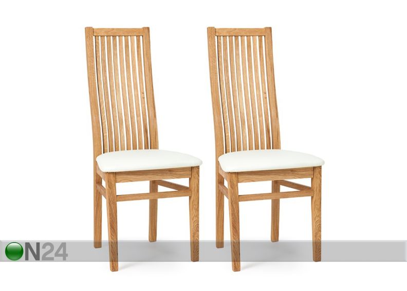 Удлиняющийся стол из дуба Basel 90-130x90 cm+ 4 стула Sandra увеличить