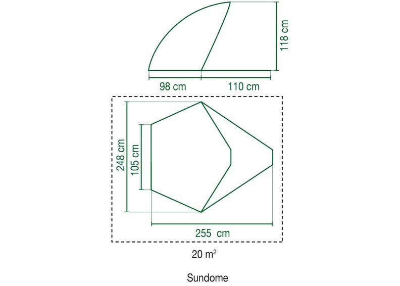 Укрытие для пляжа Coleman Sundome увеличить