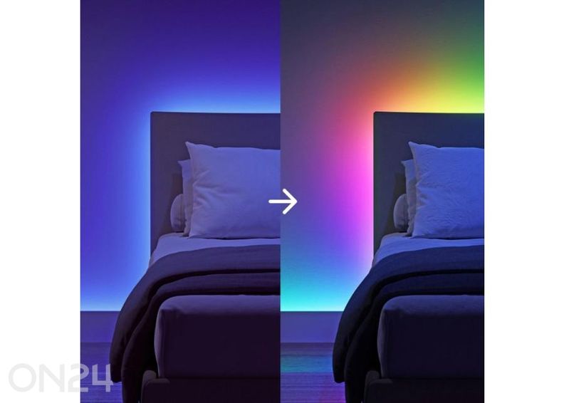 Умная адресуемая многоцветная светодиодная лента Nanoleaf Essentials Matter HD, 5 м (300 светодиодов) увеличить