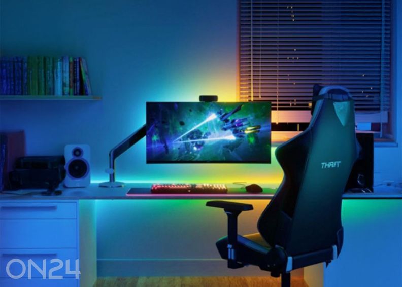 Умная адресуемая многоцветная светодиодная лента Nanoleaf Essentials Matter HD, 5 м (300 светодиодов) увеличить