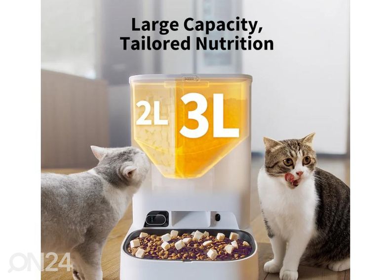 Умная кормушка для домашних животных с камерой Petkit P591 YumShare 2+3 L увеличить