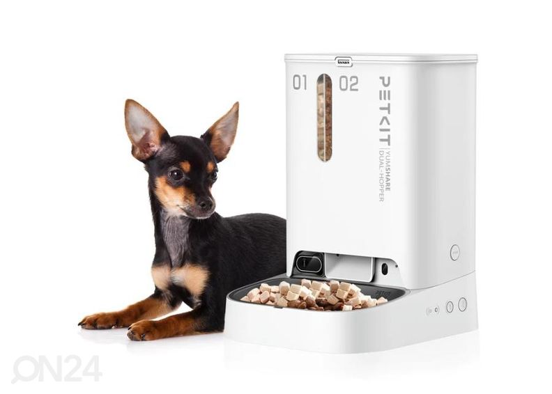 Умная кормушка для домашних животных с камерой Petkit P591 YumShare 2+3 L увеличить