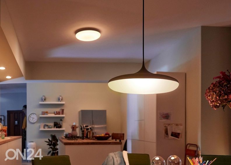 Умный подвесной светильник черного цвета Hue White ambiance Cher 1x39 Вт увеличить