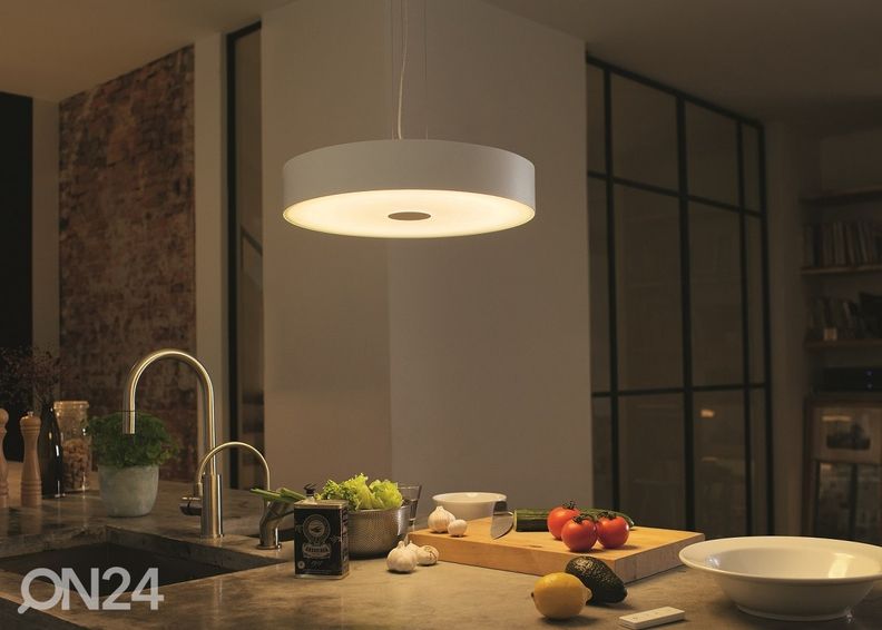 Умный подвесной светильник Hue White ambiance Fair белого цвета с пультом дистанционного управления 1x33,5 Вт увеличить