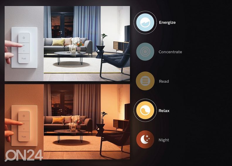 Умный подвесной светильник Hue White ambiance Fair чёрный, с пультом увеличить