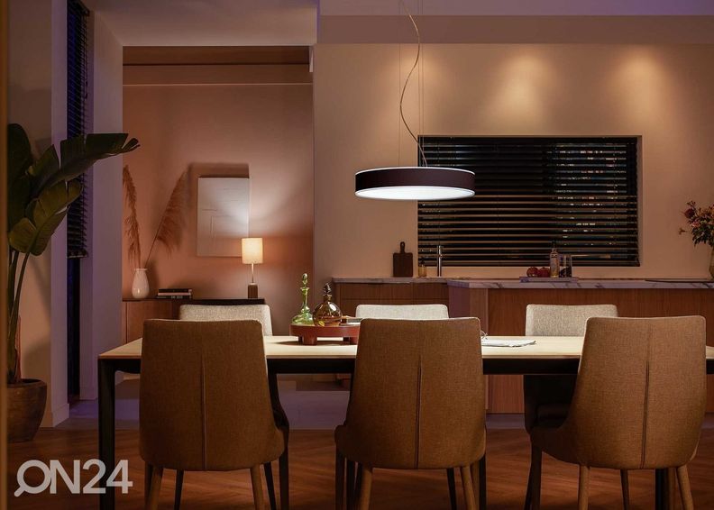 Умный потолочный светильник чёрный с пультом Hue White ambiance Enrave увеличить