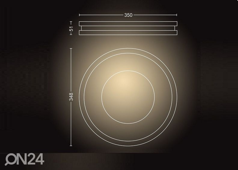 Умный aлюминиевый потолочный светильник Hue Being увеличить