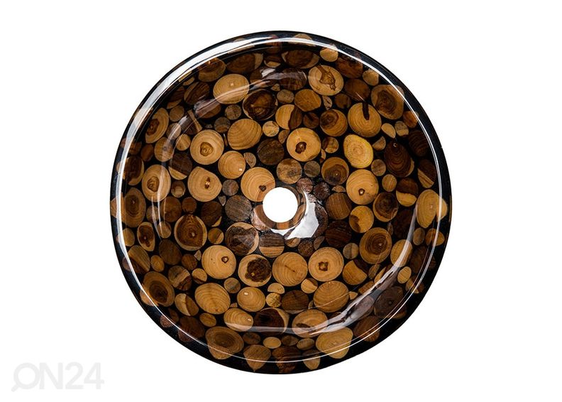 Умывальник из дерева увеличить