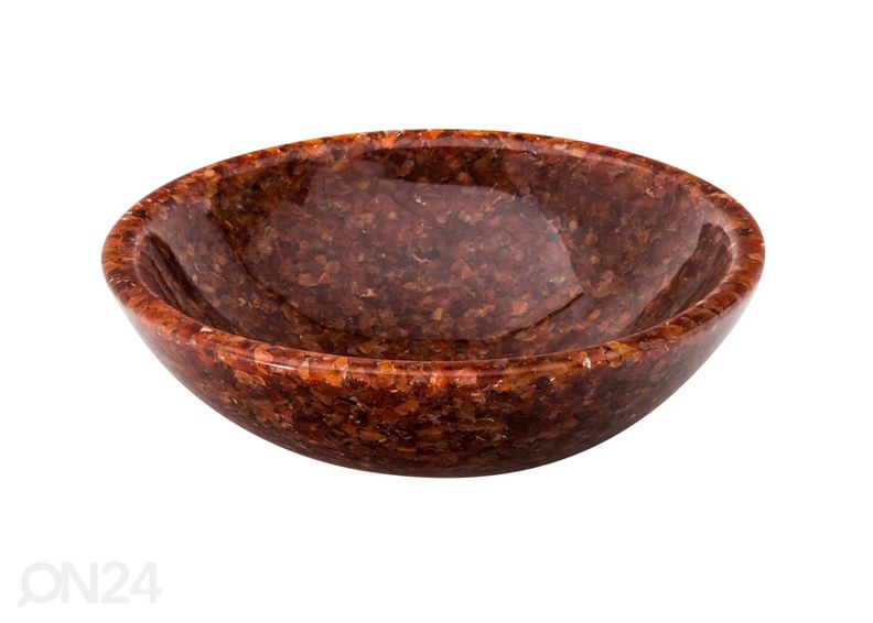 Умывальник из полудрагоценного камня и смолы увеличить