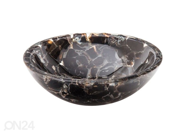 Умывальник из полудрагоценного камня и смолы увеличить