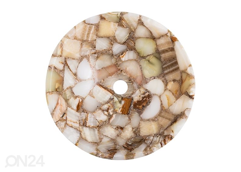 Умывальник из полудрагоценного камня увеличить