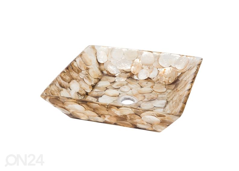 Умывальник с морскими ракушками увеличить