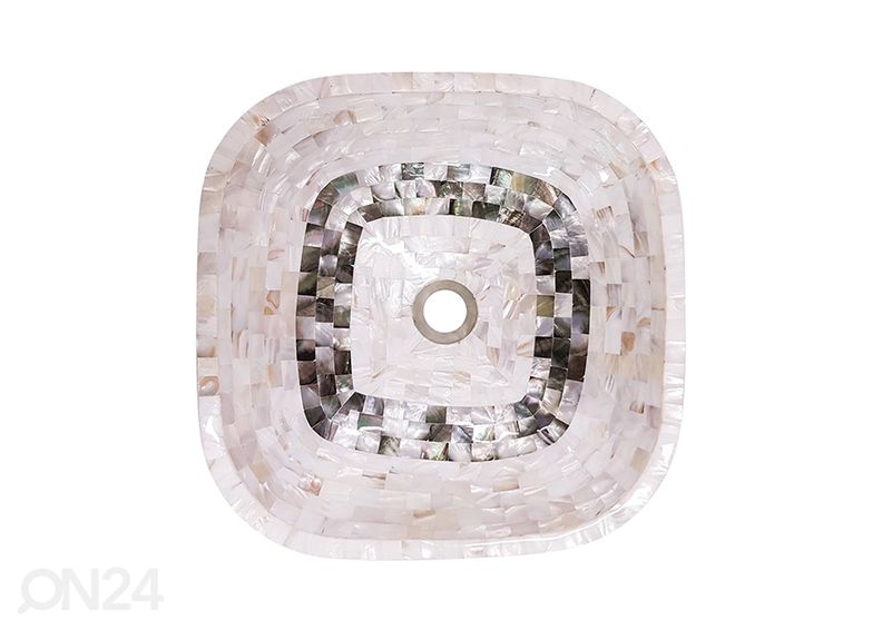 Умывальник с морскими ракушками увеличить