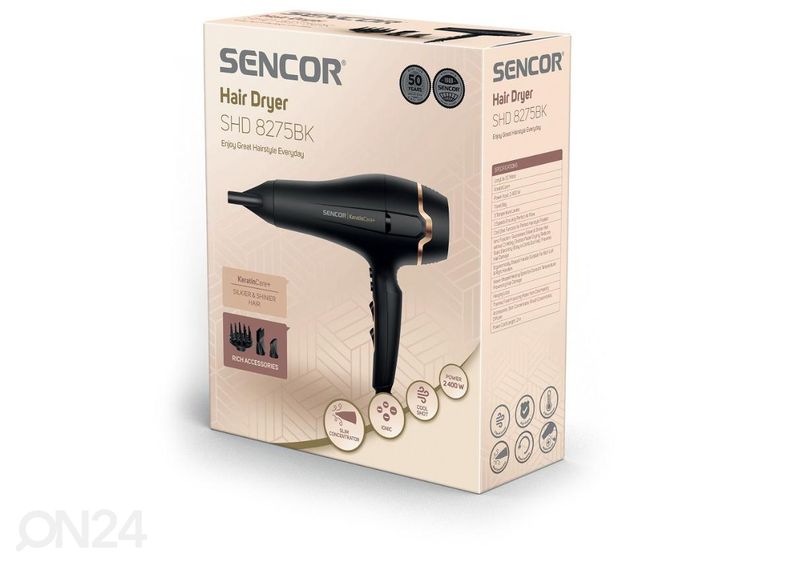 Фен Sencor SHD8275BK, черный увеличить