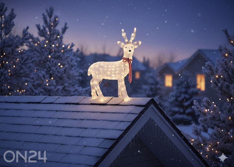 Фигура оленя из акрила с LED подсветкой увеличить