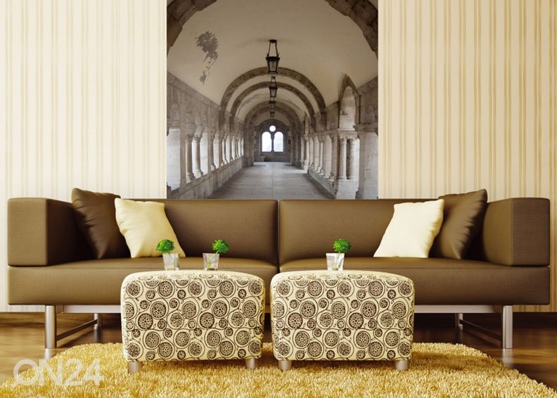 Флизелиновые фотообои Ancient corridor 150x250 см увеличить