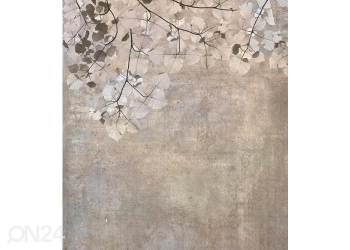 Флизелиновые фотообои Beige Leaves Abstract 150x250 см увеличить
