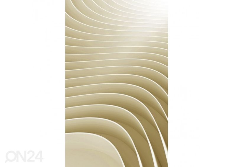 Флизелиновые фотообои Beige ripple 375x250 см увеличить