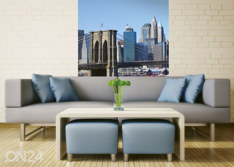 Флизелиновые фотообои Brooklyn bridge 150x250 см увеличить